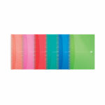Oxford Office Wirebound Notebook Transparent Assorted A5 (Pack of 5) 100104780