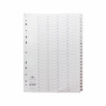 Concord Classic Index 1-200 A4 White Board With Clear Mylar Tabs 05801/Cs58