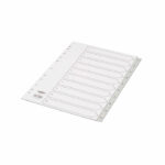 Concord 10-Part 1-10 Index Polypropylene A4 Grey 62405
