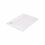 Concord 10-Part 1-10 Index Polypropylene A4 White 64101