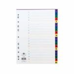 Concord 1-20 Index Polypropylene Multicoloured A4 66599