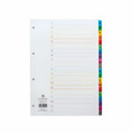 Concord Index A-Z A4 White With Multicolour Tabs 02101/CS21