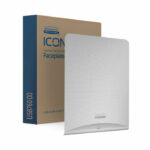 Kimberly Clark ICON Faceplate For Automatic Rolled Hand Towel Dispenser Silver Mosaic 58760