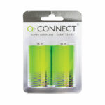 Q-Connect Size D Battery (2 Pack) KF00491