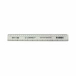 Q-Connect Shatter Resistant Ruler 30cm White (Pack of 10) KF01109Q
