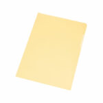 Q-Connect Cut Flush Folder A4 Yellow (Pack of 100) KF01487