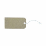 Strung Tag 120x60mm Buff (1000 Pack) KF01600