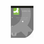 Q-Connect Narrow Feint Ruled Headbound Refill Pad 160 Pages A4 (10 Pack) KF02229