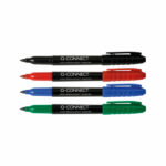 Q-Connect Permanent Marker Bullet Tip Fine Assorted (Pack of 10) KF02305