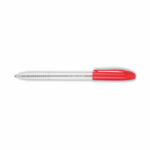 Q-Connect Grip Stick Ballpoint Pen Medium Red (Pack of 20) KF02459