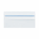 Q-Connect DL Envelopes Plain Wallet Peel and Seal 100gsm White (500 Pack) 1P04