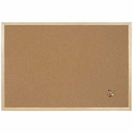 Q-Connect Lightweight Cork Noticeboard 900x1200mm KF03568