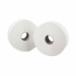 2Work 2-Ply Mini Jumbo Toilet Roll 200 Metres (12 Pack) J26200VW