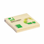 Q-Connect Quick Notes Recycled 76x76mm Yellow (Pack of 12) KF05609