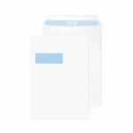Q-Connect C4 Envelope Window Self Seal 90gsm White (75 Pack) KF07561