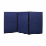 Q-Connect Display Board 3 Panel Blue/Grey DSP330513