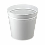 Q-Connect Metal Waste Bin 15 Litre Grey KF12011
