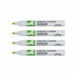 Q-Connect Chalk Markers Medium Tip White (Pack of 4) KF16282