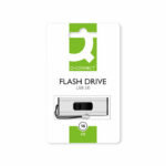 Q-Connect USB 3.0 Slider 16GB Flash Drive Silver/Black KF16369