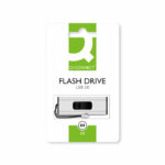Q-Connect USB 3.0 Slider 64GB Flash Drive Silver/Black KF16371