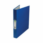 Q-Connect 2 Ring 25mm Paper Over Board Blue A4 Binder (10 Pack) KF20035