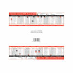 Q-Connect 16 Month Desktop Calendar 2025 KF3004025