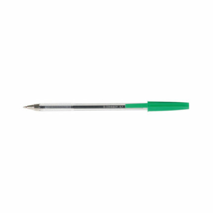 Q-Connect Ballpoint Pen Medium Green (Pack of 20) KF34045
