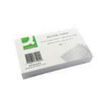 Q-Connect Record Card 127x76mm Ruled Feint White (100 Pack) KF35204
