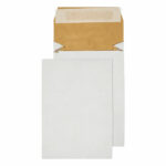 Q-Connect Padded Gusset Envelopes C5 229x162x50mm Peel and Seal White (100 Pack) KF3530