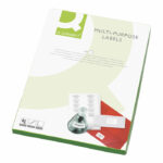 Q-Connect Multipurpose Labels 139x99mm 4 Per Sheet White (400 Pack) 9670055