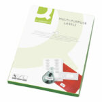 Q-Connect Multipurpose Labels 99.1x93.1mm 6 Per Sheet White (600 Pack) 9670054