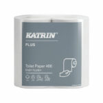 Katrin Plus Toilet Roll Easy Flush 2-Ply 400 Sheet White (Pack of 20) 82506