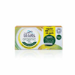 Lil-Lets Organic Non-Applicator Tampons Regular x16 (Pack of 12) 90ORGREG16