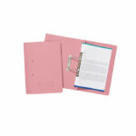 Spiral Files 285gsm Foolscap Pink (Pack of 50) TFM50-PNKZ