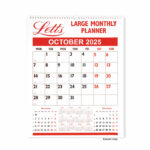 Letts Large Monthly Planner 2025 LTLMP25