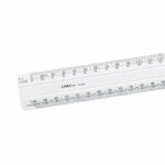 White 30cm Linex Flat Scale Ruler 1:1-500 (Comes with colour coded inserts for ease of use) LXH 433