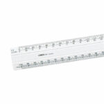 Linex Flat Scale Ruler 1:1 1:20-500 30cm White LXH 434