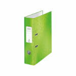 Leitz 180 WOW Lever Arch File A4 80mm Green (10 Pack) 10050054