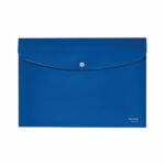 Leitz Recycle Document Wallet Plastic A4 Blue (Pack of 10) 46780035