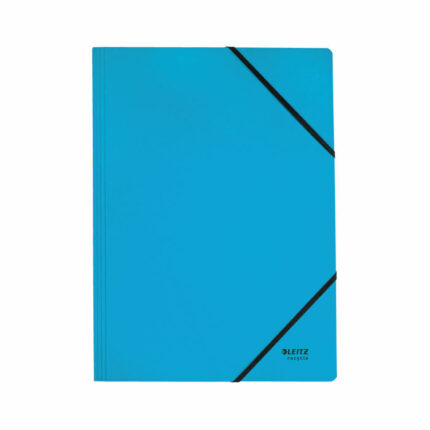 Leitz Recycle Card Folder Elastic Bands A4 Blue (Pack of 10) 39080035