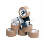 Tape Dispenser With 6 Rolls Polypropylene Tape 50mmx66m (6 Pack) 9761Bdp01