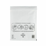 Mail Lite Bubble Postal Bag White G4-240x330 (Pack of 50) 101098085