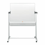 Nobo Enamel Magnetic Mobile Whiteboard 1200 x 900mm 1901033