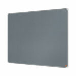 Nobo Premium Plus Felt Notice Board 900 x 600mm Grey 1915195