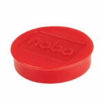Nobo Whiteboard Magnets 38mm Red (Pack of 10) 915314