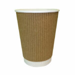 Cup 12oz Kraft Ripple (Pack of 500) NU903002