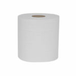 White Centrefeed Roll 150mx175mm Removable Core (Pack of 6)
