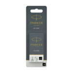 Parker Quink Permanent Ink Cartridge 12x5 Black  (Pack of 60) S0881570