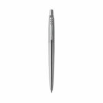 Parker Jotter Ballpoint Pen Steel with Chrome Trim Medium Blue Gift Box 1953170