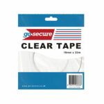 GoSecure Small Tape 19mmx33m Clear (12 Pack) PB02298